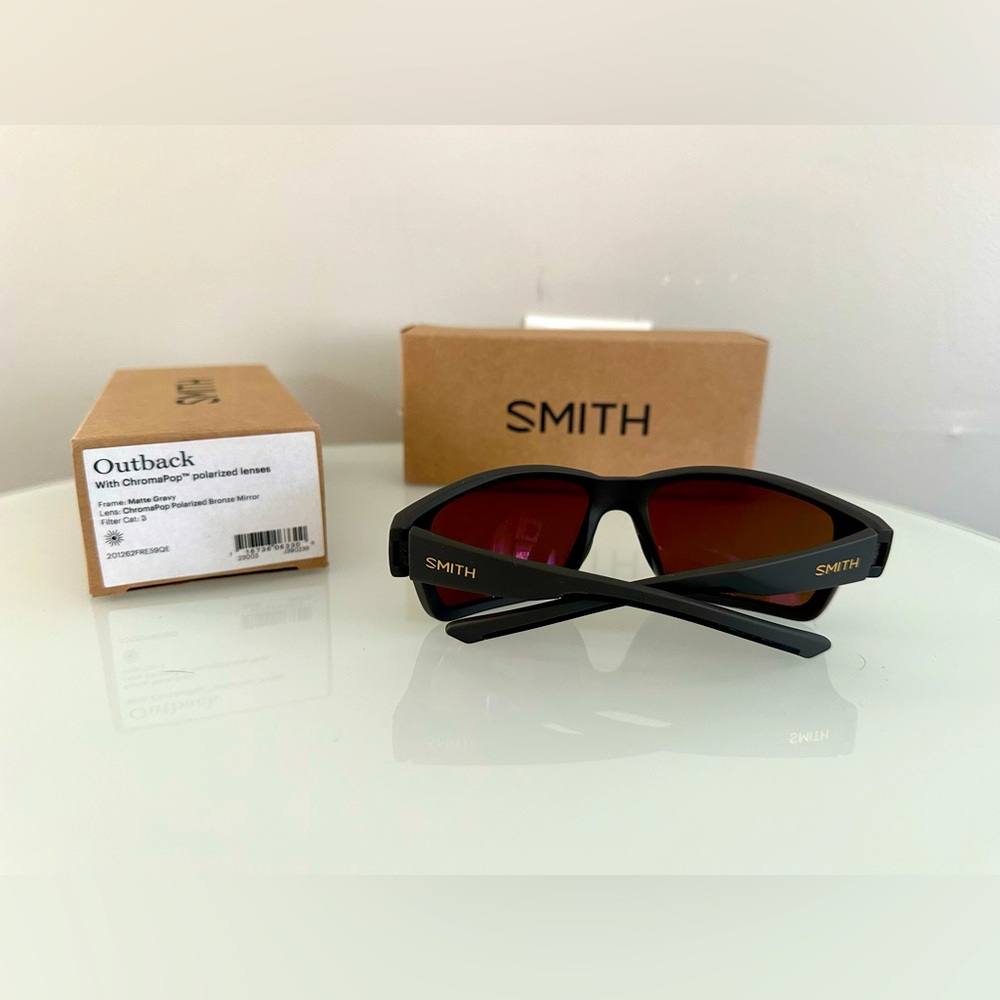 Smith Outback Matte Gravy Chromapop Polarized Bronze Mirror Sunglasses